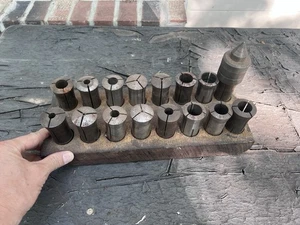 Mill Lathe Collets Lot Milling Cutting Industrial Large Chuck Lathe Collet Tool - Picture 1 of 11