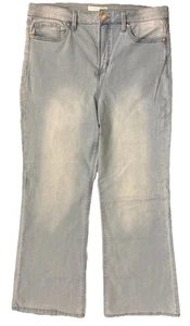 Lauren Conrad Jeans Mujer 14 Azul Acampanado Elástico Tiro Alto Medida 33x32 ¡Bonito! - Imagen 1 de 14