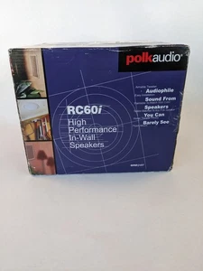 Polk Audio RC60i Paar 6,5" 2-Wege Deckeneinbaulautsprecher BRANDNEU VERSIEGELT - Bild 1 von 10