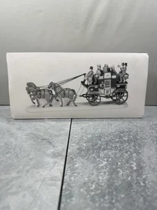 DEPT 56 Heritage Village Weihnachten Pferdekutsche 55611 mit Box ~ Dickens - Bild 1 von 6