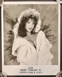 Vintage 1989 Aja Deep Throat 3 Arrow Films & Video Porn Film Promotional Photo - Picture 1 of 1