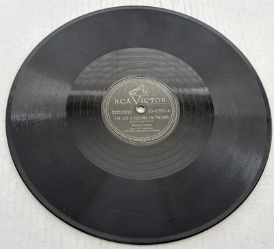 Perry Como – I've Got A Feeling I'm Falling / Pianissimo 78 RPM RCA Victor 20-25 - Image 1 of 4