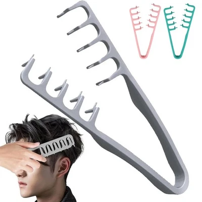 Texture Comb Root Volumizing Tool Wide-Tooth Hair Styling Accessory SeamCovering