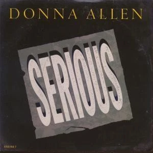 Donna Allen Serious 7" vinyl UK Portrait 1986 B/w bad love pic sleeve 6507447 - Image 1 of 1