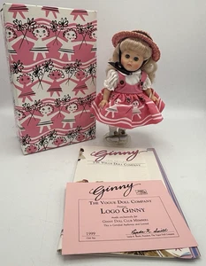 Muñecas Vogue Logo Ginny #9GC04 Coleccionables 8" De Colección 1999 Miembros Club Exclusivo - Imagen 1 de 8