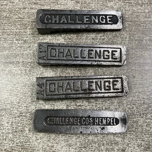 Challenge Quoins Lot of 4 Vintage Letterpress Printing Press - Picture 1 of 2