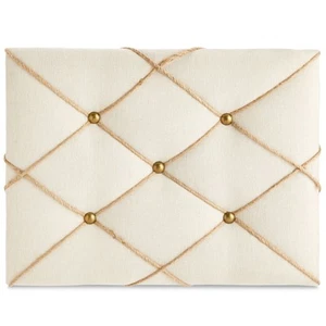 Photo Bulletin Board, Linen Memory Board for Pictures (16 x 12 In) - Picture 1 of 10