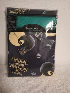 New Disney The Nightmare Before Christmas Tablecloth Halloween Jack  60x102” NWT - Picture 1 of 1