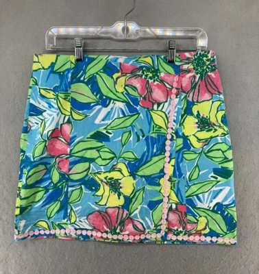 Falda para mujer Caribbean Joe 6 estilo mini envolvente tropical Foto 1 de 4