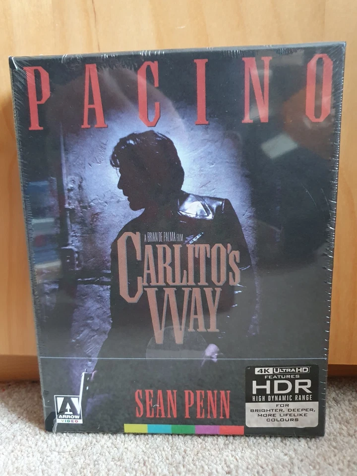 Carlito's Way 4k Blu-Ray Limited Edition Arrow Video Pacino Penn NEW SEALED - Image 1 of 4