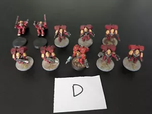 warhammer 40k space marines blood angels assult marines x 10 Lot D - Picture 1 of 7