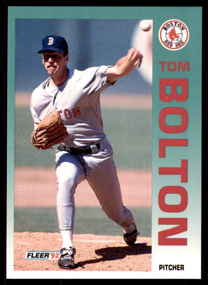 1992 Fleer Tom Bolton Baseball Cards #33 - Image 1 of 2