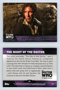 The Night Of The Doctor #91 Doctor Who Timeless 2016 Topps Trading Card - Picture 1 of 1