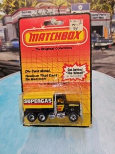 VINTAGE 1983 Matchbox 56 Peterbilt Tanker Supergras New In Package VERY NICE 