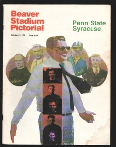 Penn State vs Syracuse NCAA Football Program 10/21/1978-Beaver Stadium-Player... - Picture 1 of 1