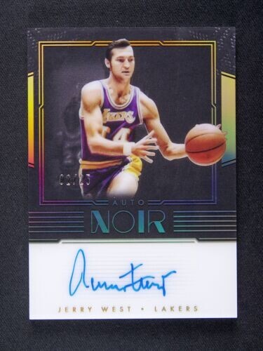 Jerry West Basketball Autographed Sports Trading Cards 