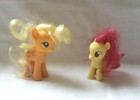 MY LITTLE PONY - MON PETIT PONEY  MLP  HABROS 2 PONEY G4 APPLE BLOOM & APPLEJACK