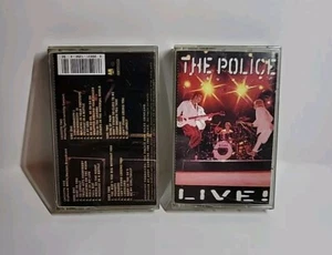 The Police (2 Cassette Tape Lot) LIVE 1 & 2 Synchronicity. 1995 Sting, Copeland - Picture 1 of 8