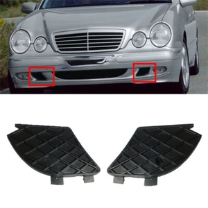 Pair Front Bumper Fog Light Grill Cover For Mercedes-Benz E-Class W210 1999-2003 - Picture 1 of 6