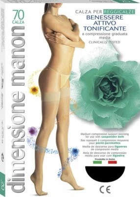 Socke für Strumpfhalter Schlaf 70 Geld Kompression Medien Mmhg 13/17 Cabifi - Bild 1 von 4