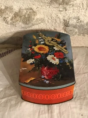 Boîte publicitaire en tôle Biscuiterie Delacre, rectangulaire - Photo 1/4