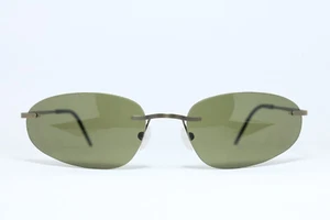 CHERVO 15-S C.3 Rimless Titanium Vintage Sunglasses Oval Rare Lightweight Golf - Picture 1 of 8