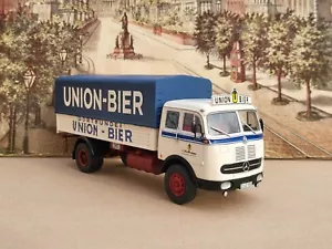 Diecast metal 1:43 DeAgostini 1960's MERCEDES BENZ TRUCK DORTMUNDER UNION BIER. - Foto 1 di 22