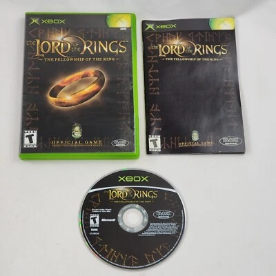 Lord of the Rings: The Fellowship of the Ring (Microsoft Xbox, 2002) Complete VG - Image 1 of 4