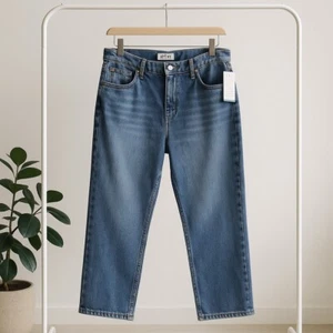 NUEVO Jeans Remi Bader Editados 18W Talla Grande Azul Denim Calce Suelto Pierna Recta - Imagen 1 de 12