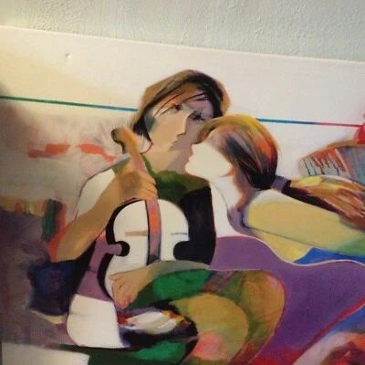 Hessam Abrishami  " Secret Whisper “ PrintOn Canvas Signed Limited Edit Flaws - Image 1 of 4