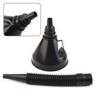 Motorcycle/Car Plastic Spout Filling Funnel For Oil & Water Fuel Petrol Strainer