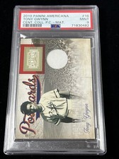 2010 Panini Century Collection Postcards Materials /250 Tony Gwynn 16 PSA 9 POP1