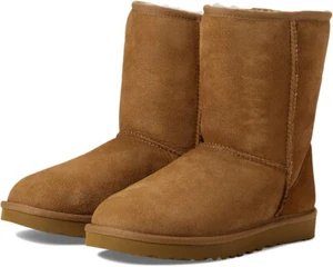 Women UGG Classic Short II Boot 1016223 Chestnut Twinface 100% Original New - Picture 1 of 5
