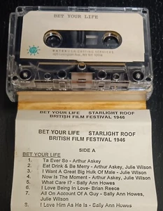 used blank cassette (has label Bet Your Life, Starlight Roof, Glorious Days) - Picture 1 of 2