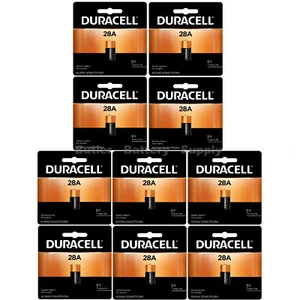 10 28A Duracell 6V Batteries (1414A, 4LR44, A544, PX28A, Electronic, Medical) - Picture 1 of 3