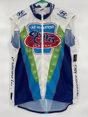 Camiseta sin mangas Voler Ripstop/malla poliéster ciclismo Hyundai Sea Otter clásica EE. UU. M Foto 1 de 4
