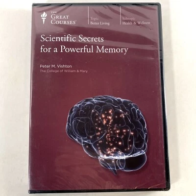 The Great Courses Scientific Secrets for a Powerful Memory DVD 2012 New Sealed - Image 1 of 4