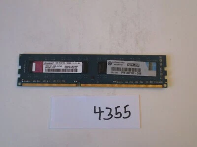 Kingston HP497157-D88-ELFWG 2Gb PC3-10600 1333Mhz DDR3 Desktop Memory RAM (4355) - Image 1 of 2