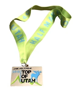 2015 Top of Utah Halbmarathon Finisher 13,1 Meilen Rennen Medaille Auszeichnung Logan Utah UT - Bild 1 von 8