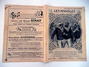 Les Annales n°2052- 1922 - Actualités - Romans - Théâtre - Illustrées - Foto 1 di 1