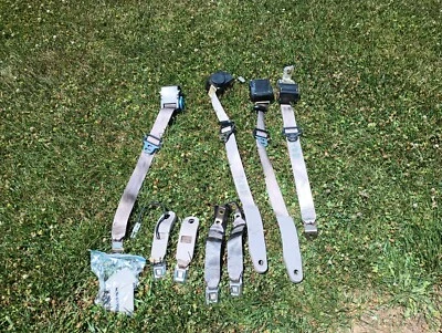 1990-1993 Ford Mustang GRAY OEM Seat belts GT LX Hatchback Front & Rear - Image 1 of 4