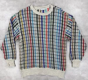 bullock jones san francisco cotton silk knit sweater mens large made in italy - Picture 1 of 15