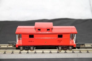 Gilbert American Flyer O Gauge #484 Red Caboose - Excellent Condition #2 - Picture 1 of 14