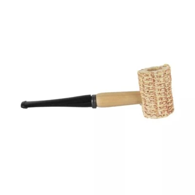 Straight  Corn Cob Tobacco Pipe  Costume Accessory Halloween - Image 1 of 3
