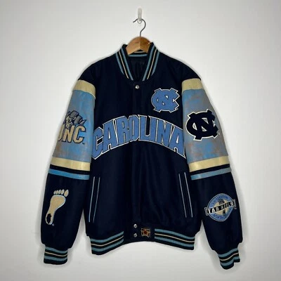Authentic Vintage University of North Carolina UNC JH Design Reversible Jacket - Image 1 of 4