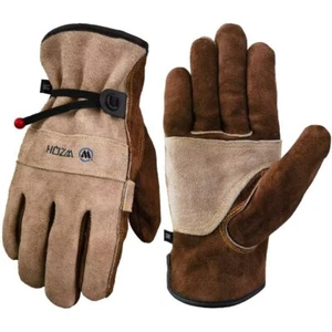 Leather Work Gloves for Men or Women. Large Glove for Gardening, Tig/Mig Welding - Picture 1 of 6