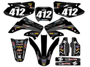 Kit de gráficos CR 250 R MAYHEM 2002-2003 negro Senge compatible con Honda - Imagen 1 de 10