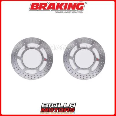KIT DISCHI FRENO ANTERIORE BRAKING YAMAHA XV VIRAGO (Rear Drum Model) 1100 1995  Foto 1 de 4