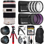 Canon Rf 70-200Mm Is Usm Lens - 3 Lens Kit + Tripod + Backpack - 128Gb Kit