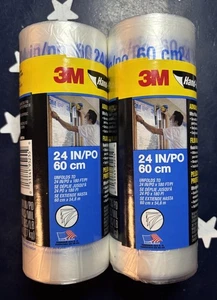 Two Rolls 3M 24” X 180’ Hand-Masker Advanced Masking Film AMF24 95255 TWO ROLLS - Picture 1 of 6